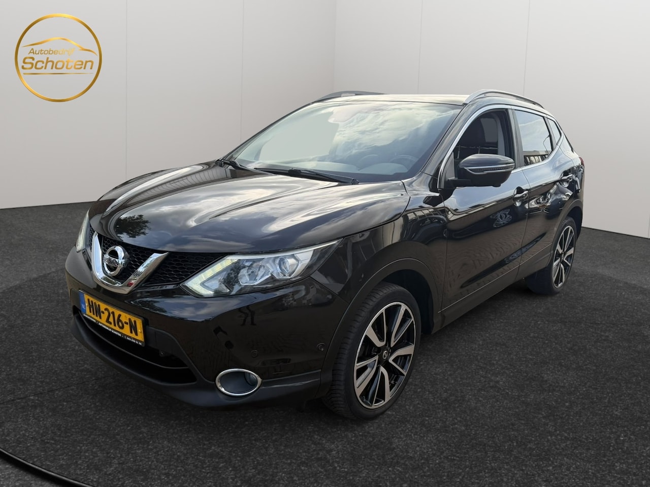 Nissan Qashqai - 1.2 Tekna NAVI ZWART LEDER CAMERA - AutoWereld.nl