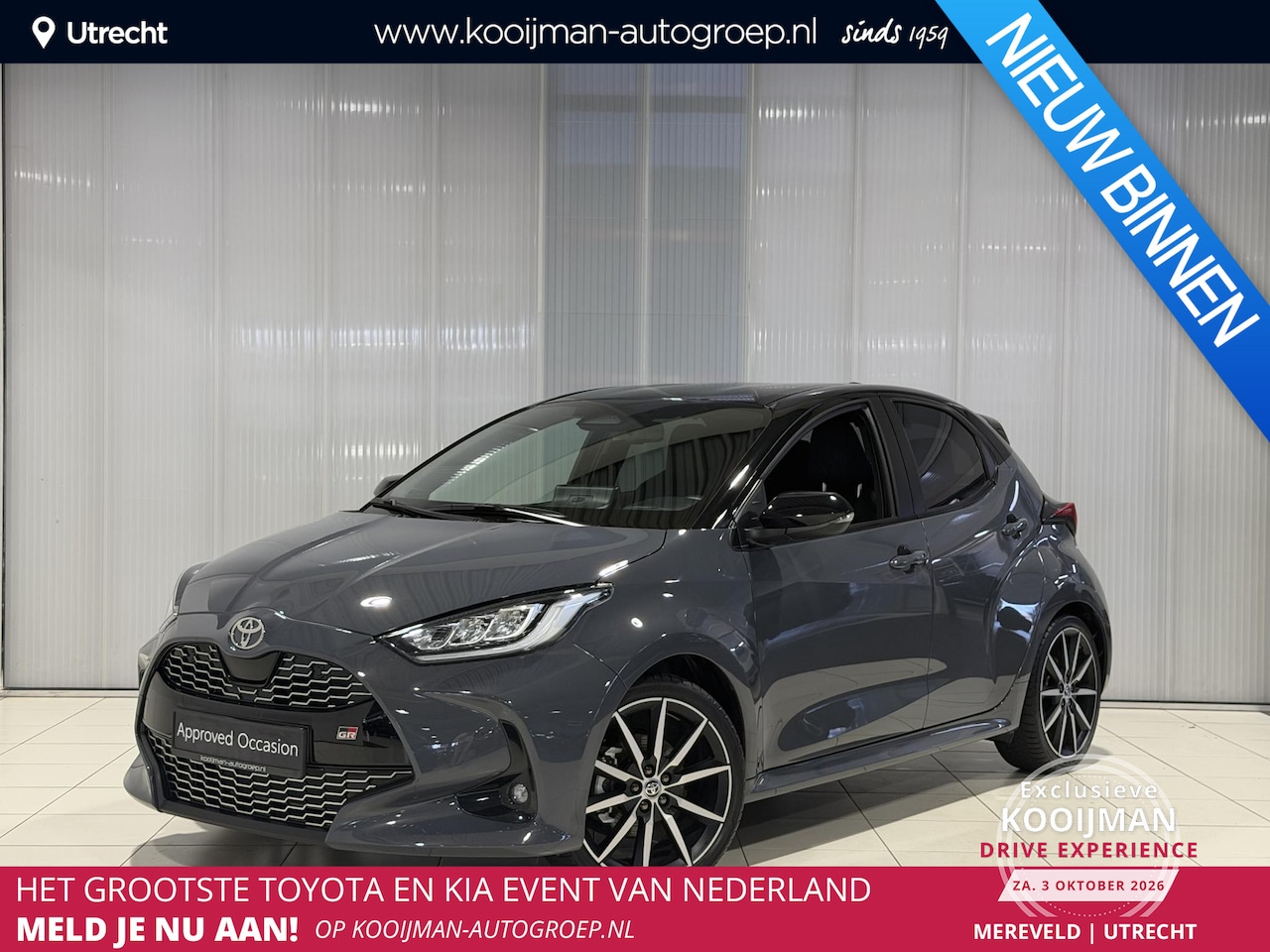Toyota Yaris - 1.5 Hybrid 130 GR SPORT PLUS Parkeersensoren V+A, Keyless, Stoel- & Stuurverwarming, Dodeh - AutoWereld.nl
