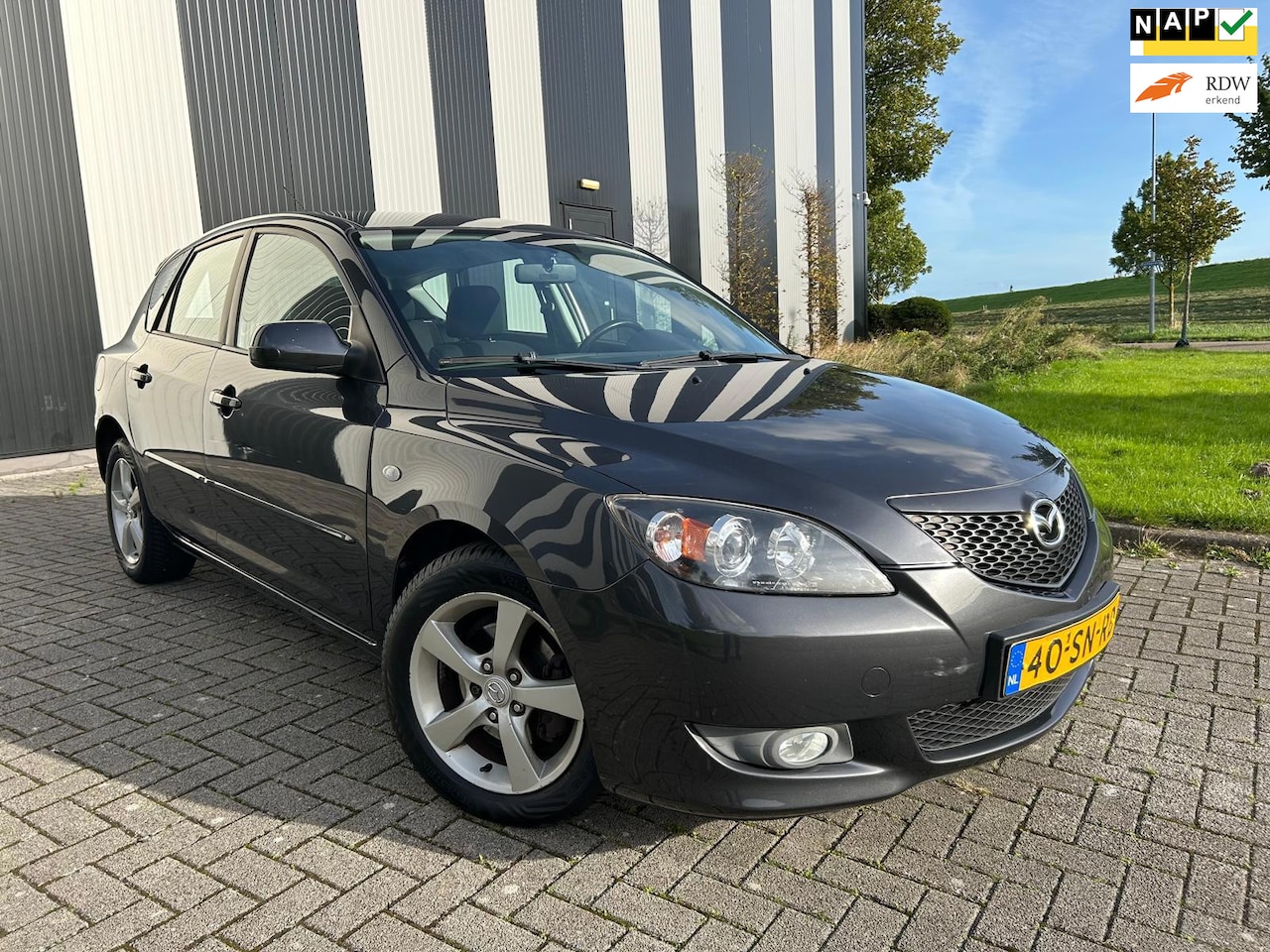 Mazda 3 Sport - 1.6 Touring Nw APK-Airco-Lmv-Elekpakket-Trekhaak - AutoWereld.nl
