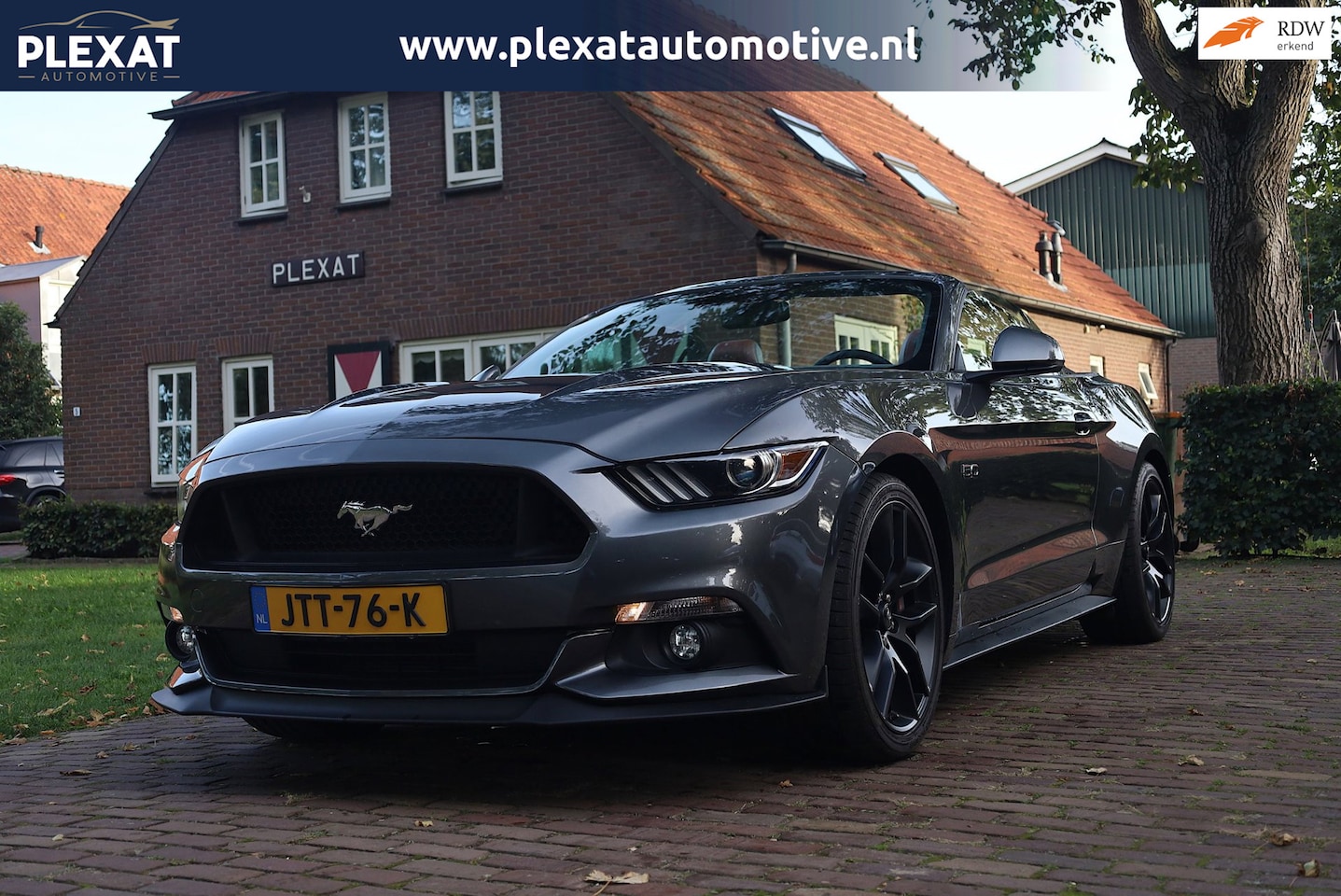 Ford Mustang Convertible - 5.0 GT| Handgeschakeld | NW Model | Uniek | Stoelverwarming/verkoeling | Xenon| Led. Dashb - AutoWereld.nl