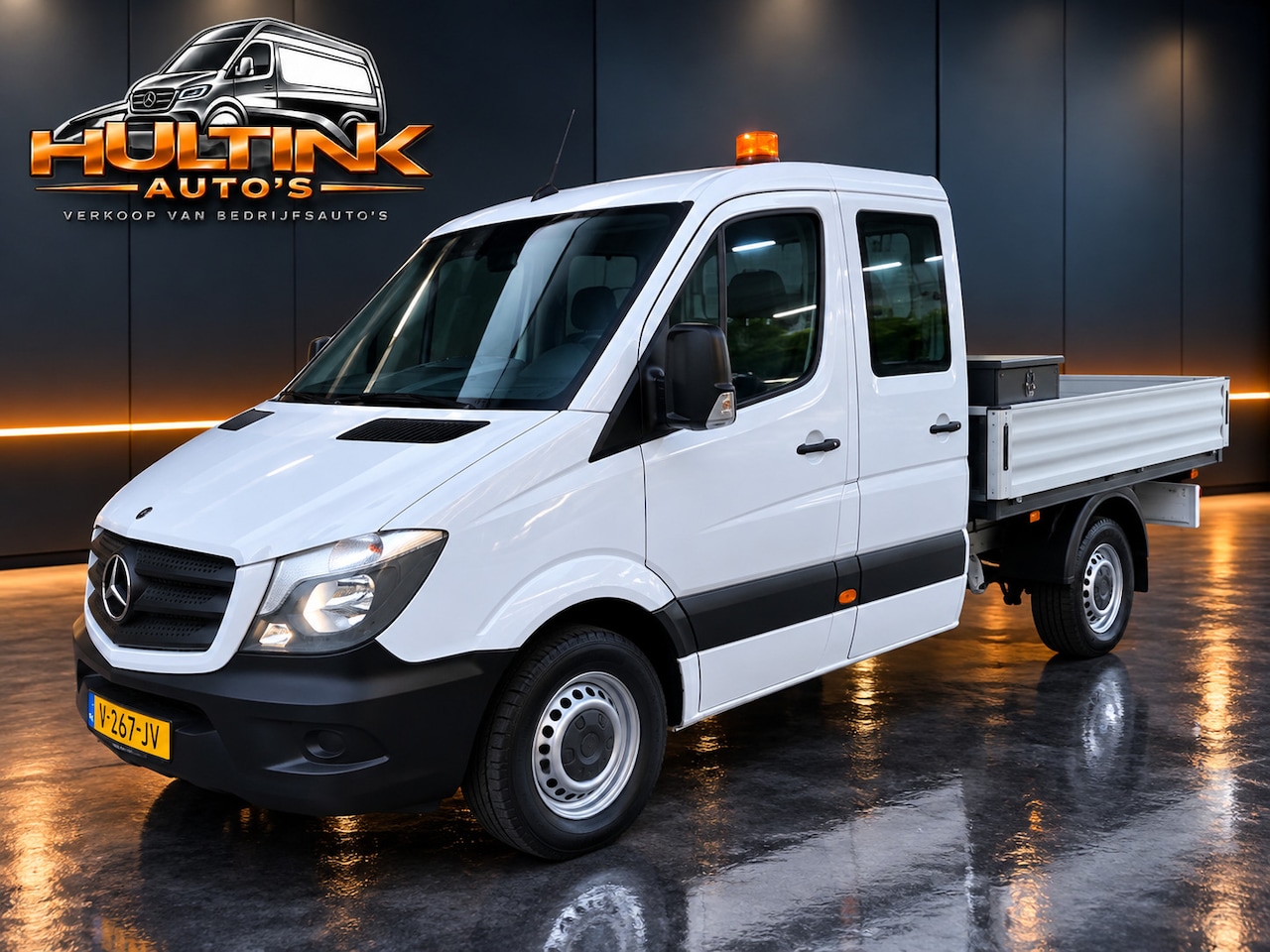 Mercedes-Benz Sprinter - Pick-up Automaat Airco 5 Pers.open laadbak - AutoWereld.nl
