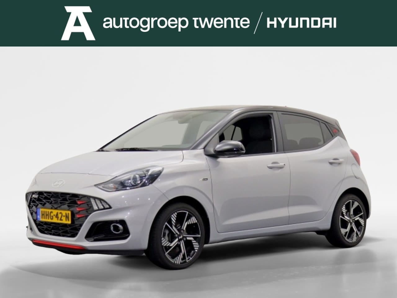 Hyundai i10 - 1.0 T-GDI N Line 5zits | Zwart dak | 100PK | Stoelverwarming - AutoWereld.nl