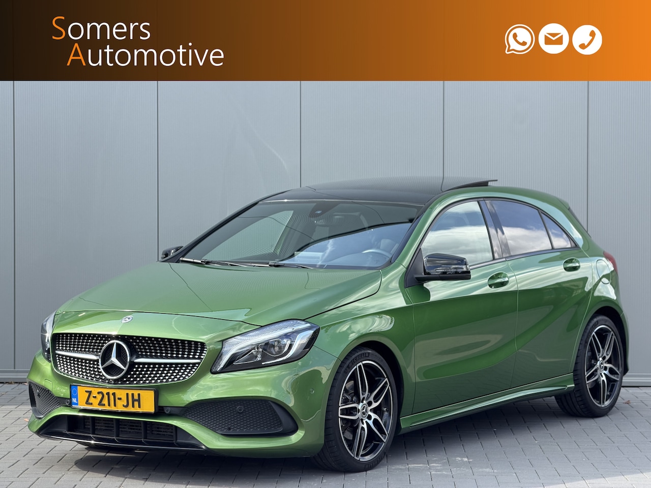 Mercedes-Benz A-klasse - 180 AMG Night | Panorama | 18" | Camera | Dealeronderhouden ! - AutoWereld.nl