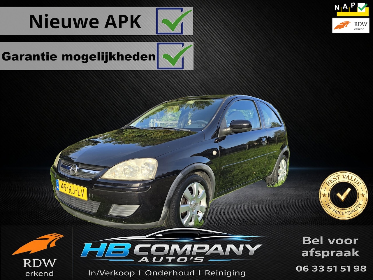 Opel Corsa - 1.2-16V Full Rhythm | Airco | Nieuwe APK | NAP - AutoWereld.nl
