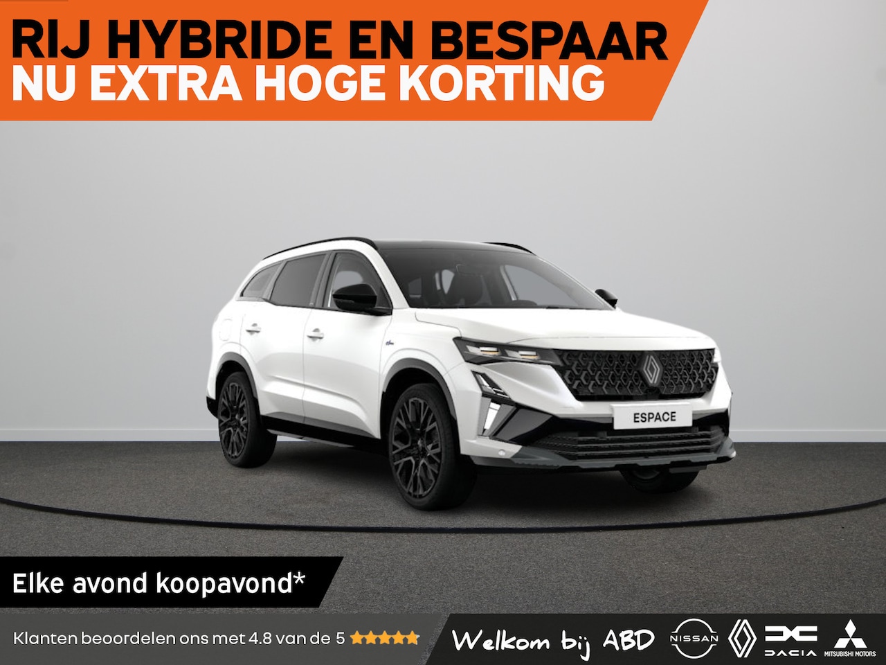 Renault Espace - esprit Alpine Hybrid 200 | Elektronisch geregelde airconditioning | ISOFIX-bevestigingssys - AutoWereld.nl