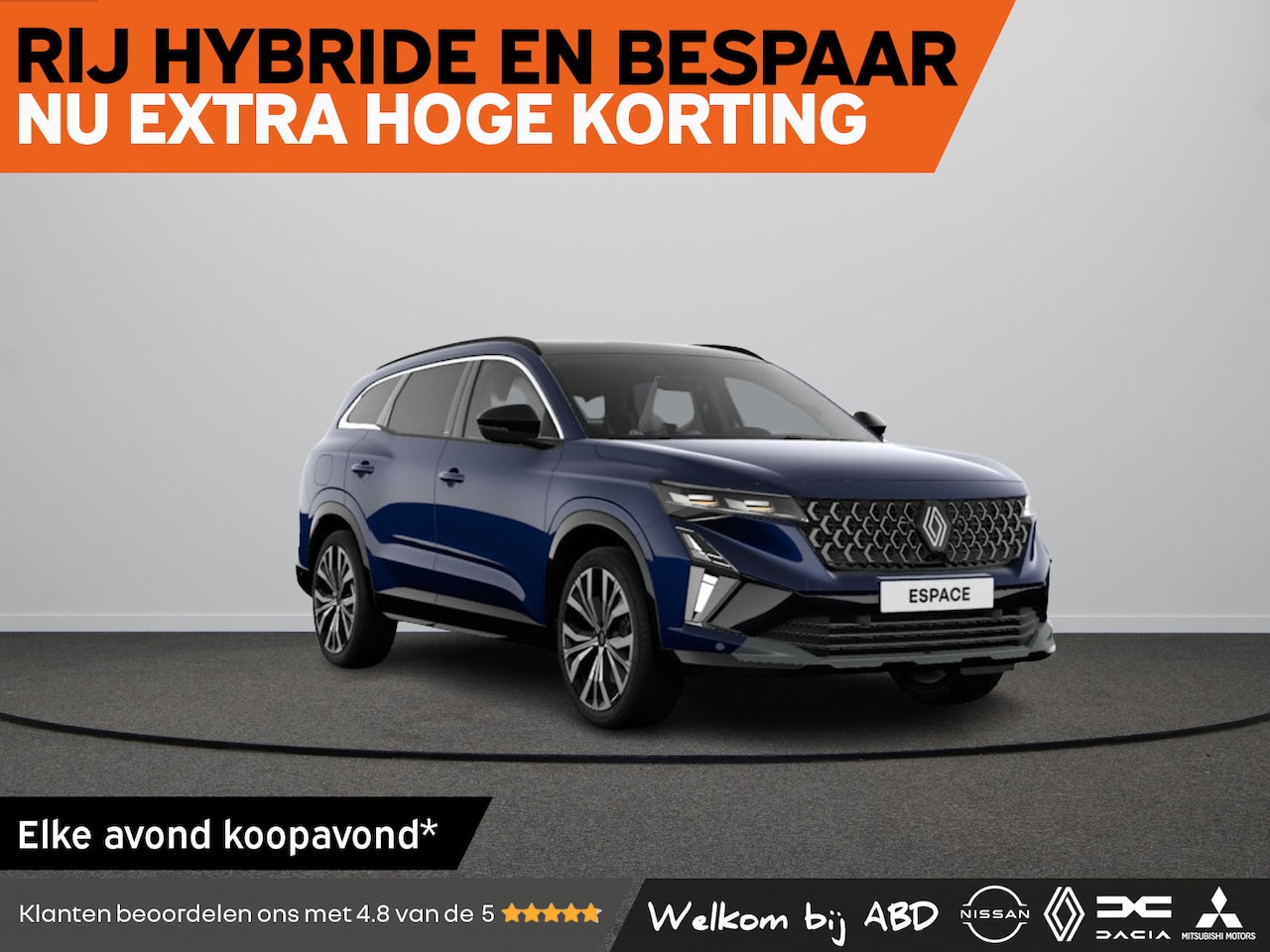 Renault Espace - Iconic Hybrid 200 | Elektrisch verwarmbare voorstoelen | Elektronisch geregelde airconditi - AutoWereld.nl