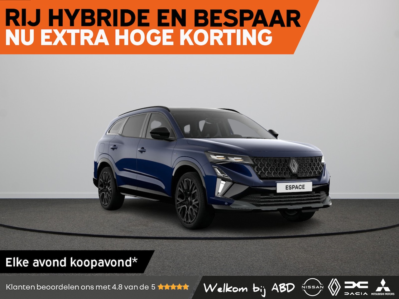 Renault Espace - esprit Alpine Hybrid 200 | Elektronisch geregelde airconditioning | ISOFIX-bevestigingssys - AutoWereld.nl