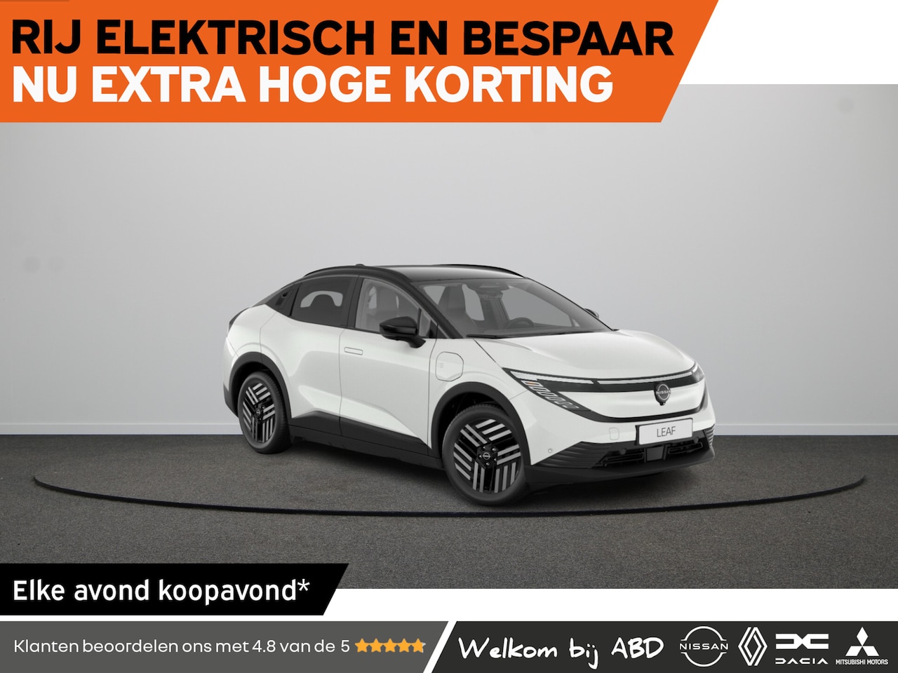 Nissan LEAF - Advance 75 kWh | 18" lichtmetalen velgen met diamond cut | 3D-signatuur achterlichten en e - AutoWereld.nl