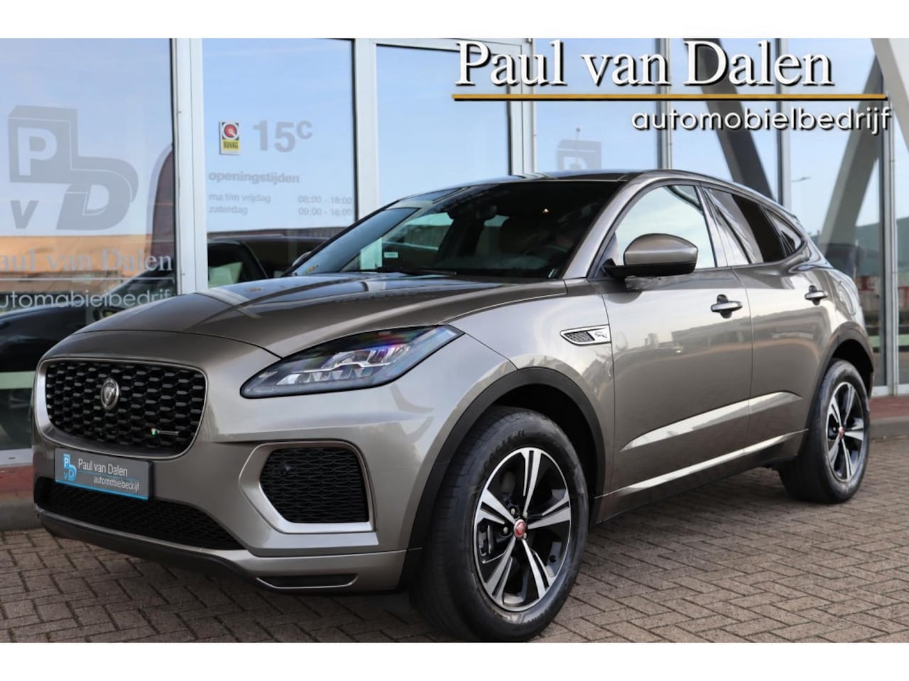 Jaguar E-Pace - 1.5 P300e 309PK AWD R-DYNAMIC S Navi | Trekhaak | Leer | Cruise | Camera | Memory | Led | - AutoWereld.nl