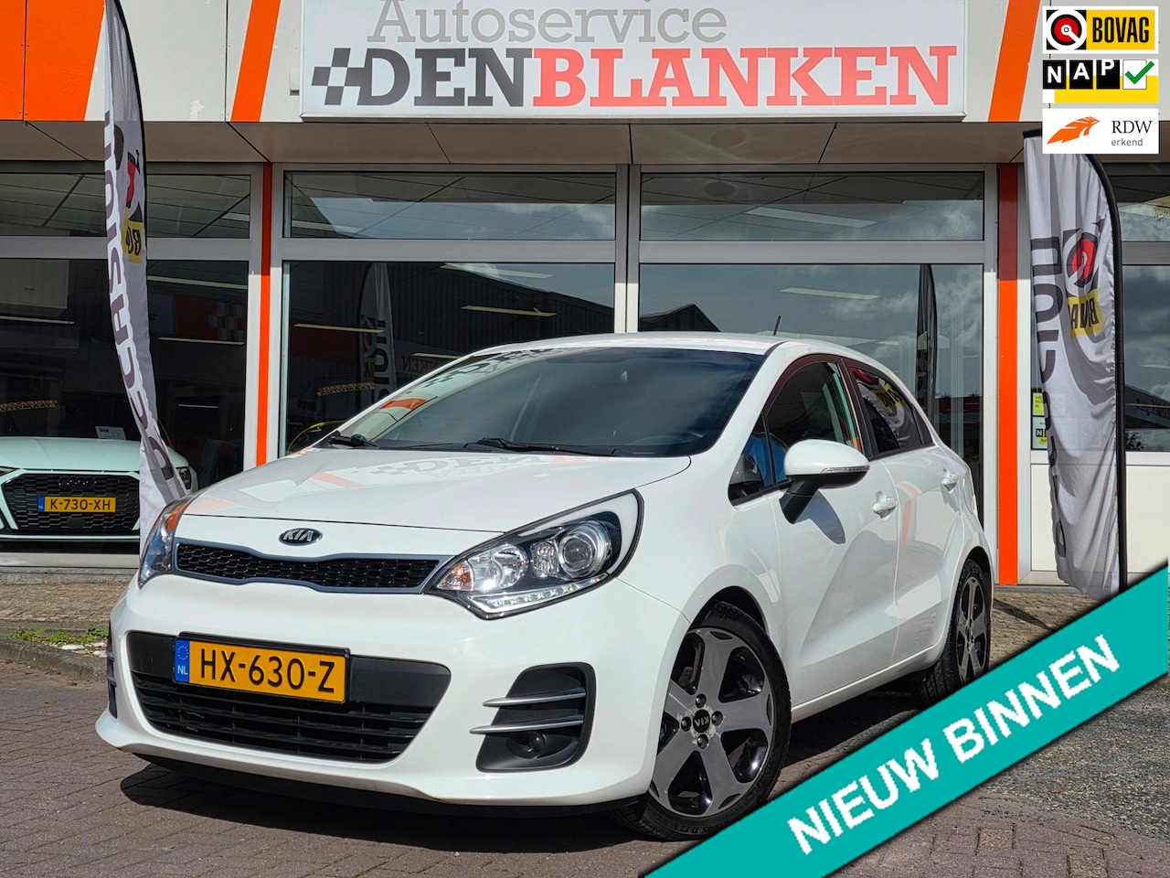 Kia Rio - 1.2 CVVT ExecutiveLine 5drs BJ.2016 / Navi / Clima / Camera / Stoelverwarming / 17"Lmv !! - AutoWereld.nl