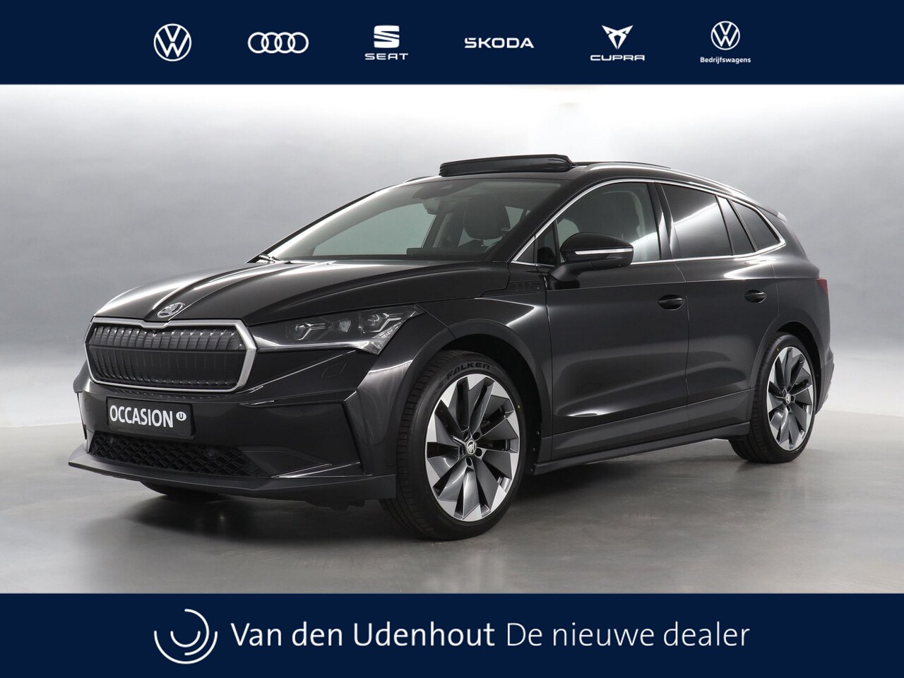 Skoda Enyaq iV - 80 Sportline / Panoramadak / Matrix led / Warmtepomp / Trekhaak - AutoWereld.nl