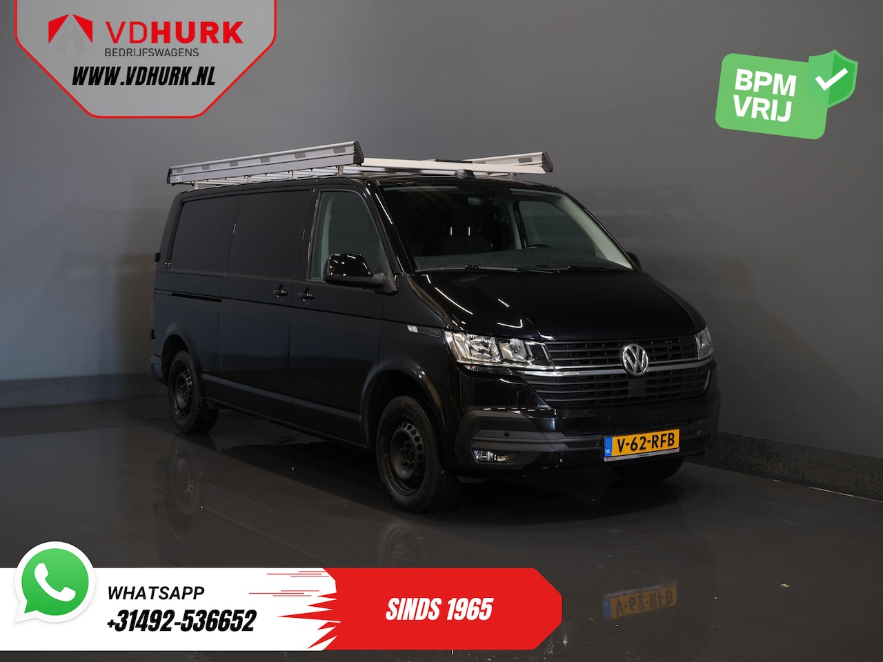 Volkswagen Transporter - 2.0 TDI 150 pk DSG Aut. L2 Imperiaal/ Carplay/ Cruise/ Navi/ Camera/ PDC/ Airco - AutoWereld.nl
