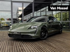 Porsche Taycan Sport Turismo - 79 kWh | PANORAMA | PTS COLOR BLACK OLIVE | BIJRIJDERS DISPLAY | 95 % SOH | ELECTRIC SOUND