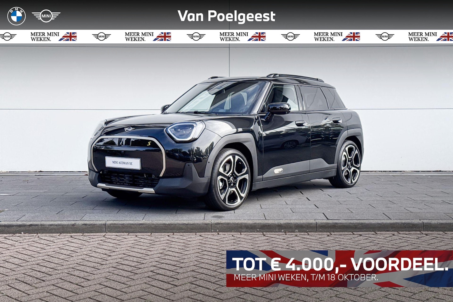 MINI Aceman - SE Favoured XL 54.2 kWh | 19 Hexagram Spoke 2-tone | Meer MINI Weken 4000 - AutoWereld.nl