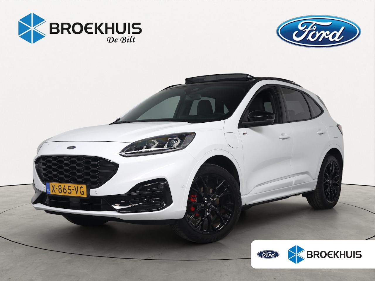 Ford Kuga - 2.5 PHEV ST-Line X | DEALER OH! | BLACK PACK | PANO DAK | ADAPTIVE CRUISE | STOELVERWARMIN - AutoWereld.nl