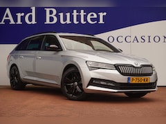 Skoda Superb Combi - 1.4 TSI iV Sportline Business+Led+Leder+Vtrual+navigatie+camera+stoel-verw+ 2 snoeren =SUP