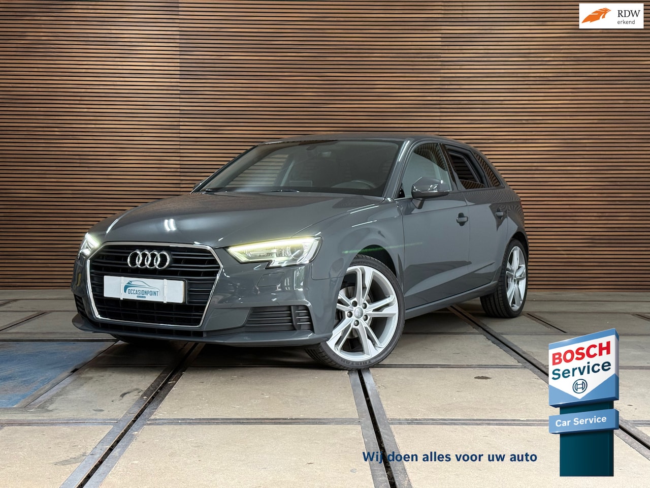 Audi A3 Sportback - 30 TFSI Pro Line | Nanograu | MMI+ | 18inch | LED Xenon+ | Clima | Volledig onderhouden | - AutoWereld.nl