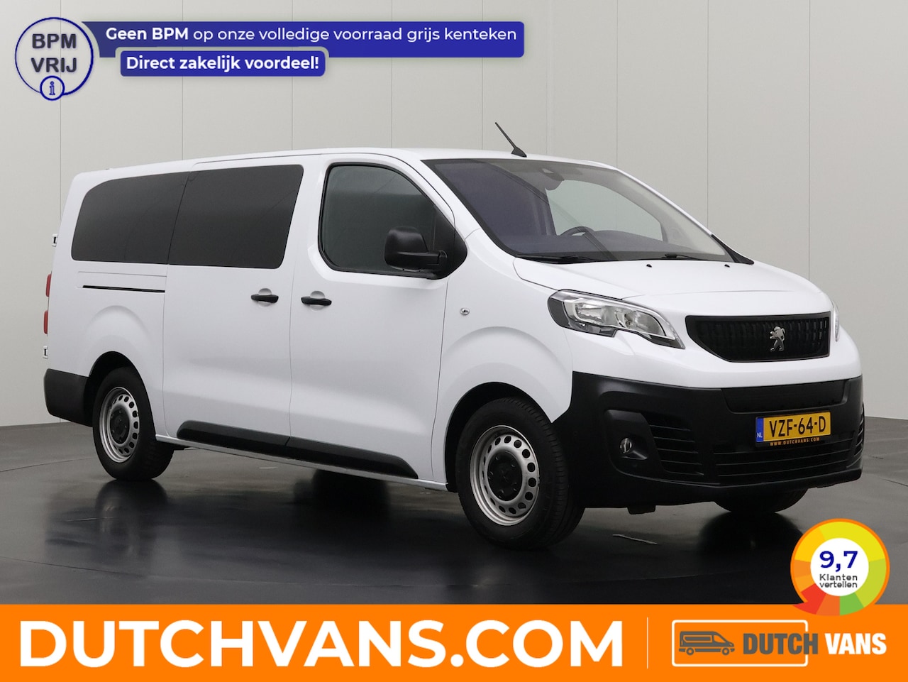 Peugeot e-Expert - Extralang 75 kWh | Elektrisch | Multimedia | Airco | Cruise | 3-Zits - AutoWereld.nl