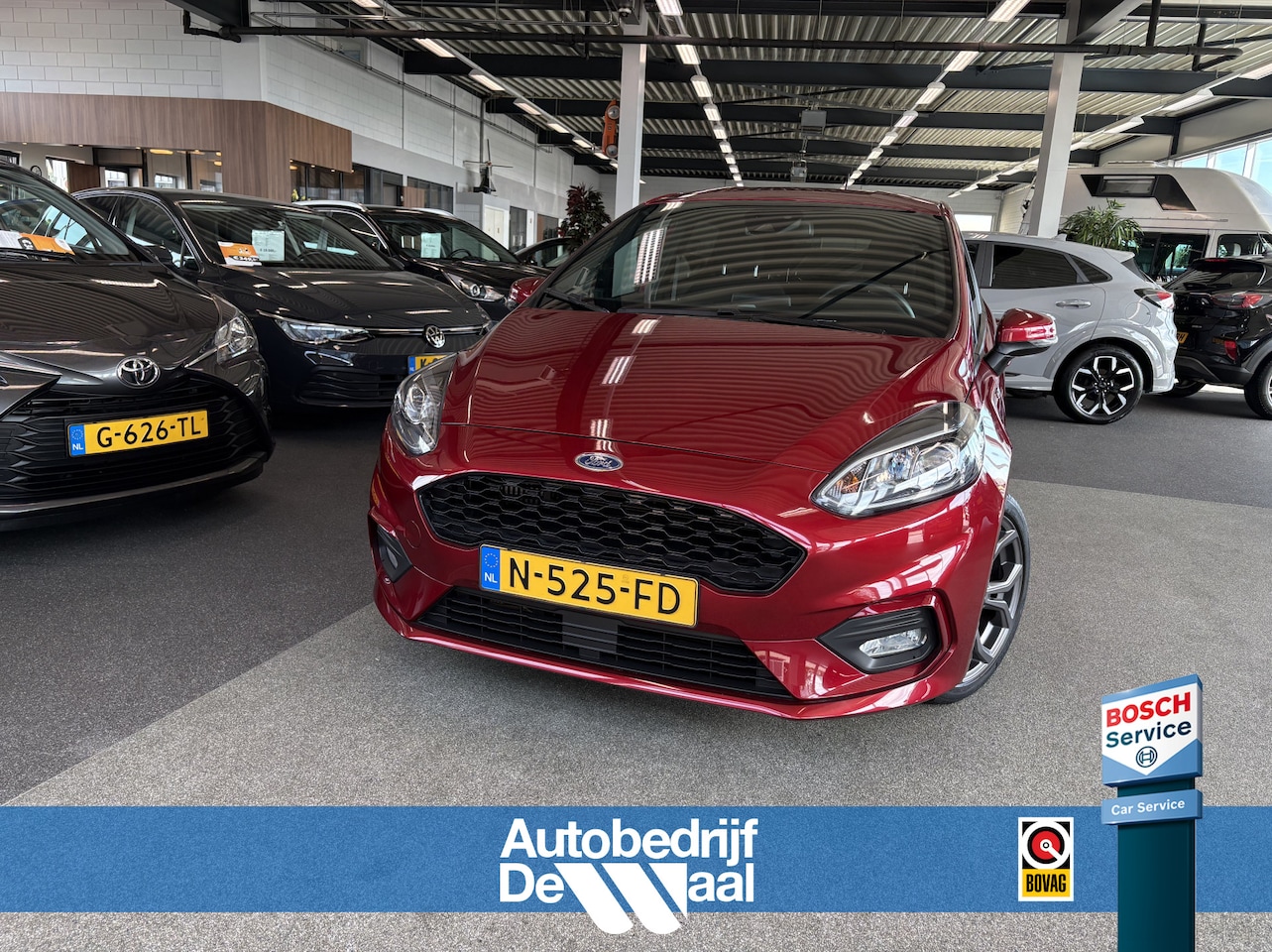 Ford Fiesta - 1.0 EcoB.125pk Hybrid ST-Line X 5-drs. LED/KEYLESS/B&O/NAVI/CARPLAY/CRUISE/PDC/17INCH - AutoWereld.nl