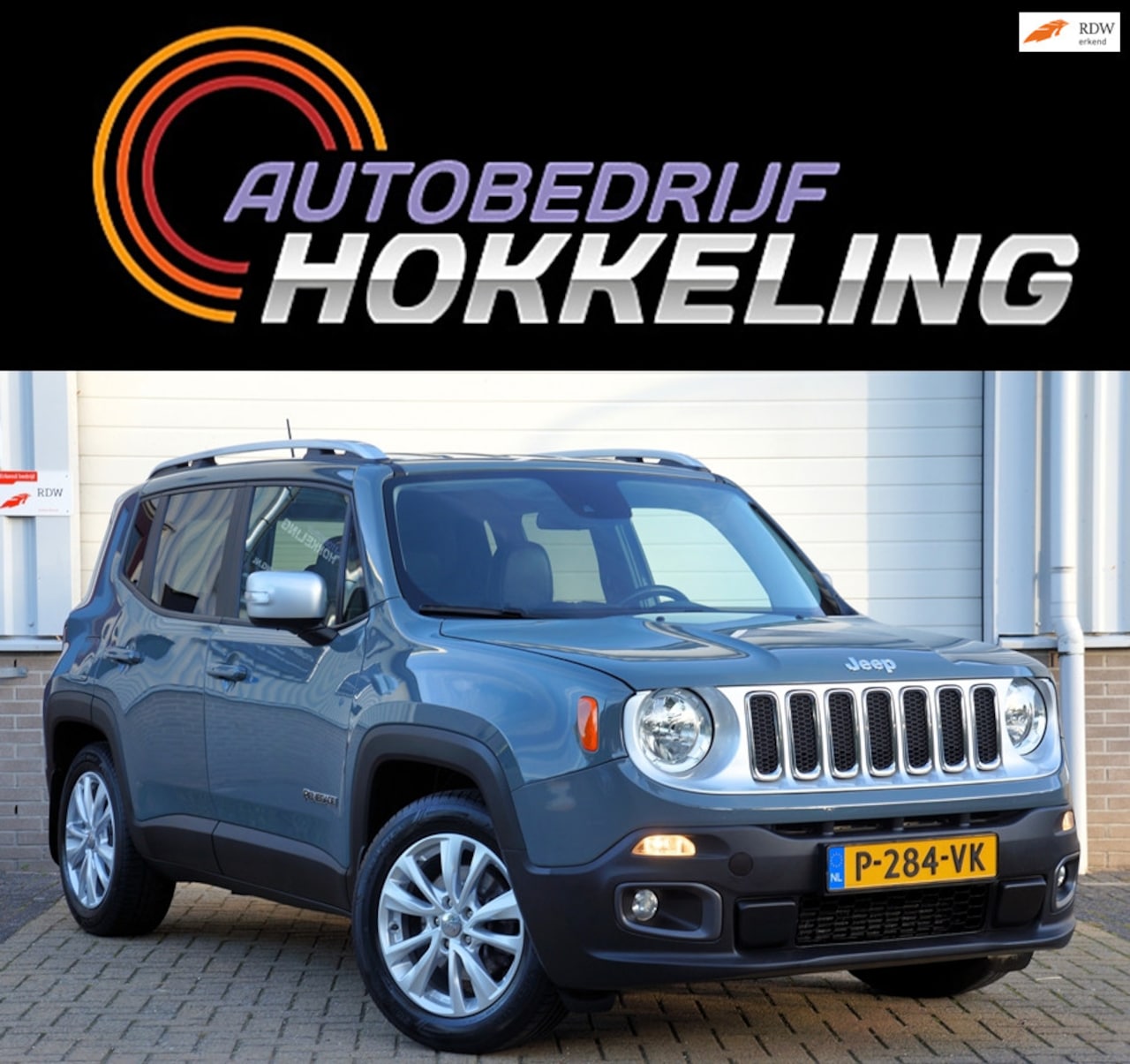 Jeep Renegade - 1.4 MultiAir Night Eagle Limited; Automaat+Leder !! - AutoWereld.nl