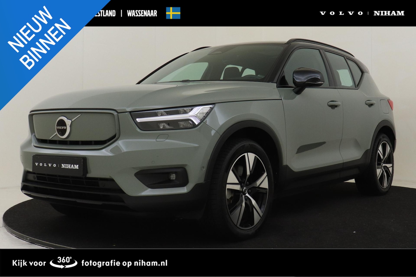 Volvo XC40 - RECHARGE TWIN PRO PANO.DAK|HARMAN/KARDON|POWER-SEATS|360°CAM|TREKHAAK|19"WINTERBANDEN|SoH: - AutoWereld.nl