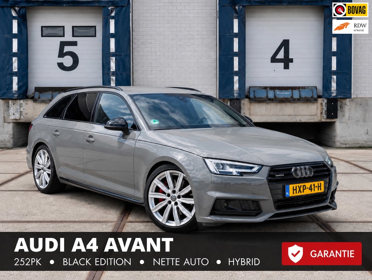 Audi A4 Avant - 2.0TFSI MHEV quattro Sport S line (252PK+GARANTIE+Black Edition) - AutoWereld.nl