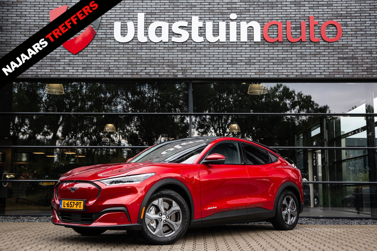 Ford Mustang Mach-E - RWD 75 kWh , SOH 96%, Pano, 360-camera, Adap. Cruise, Leder, B&O - AutoWereld.nl