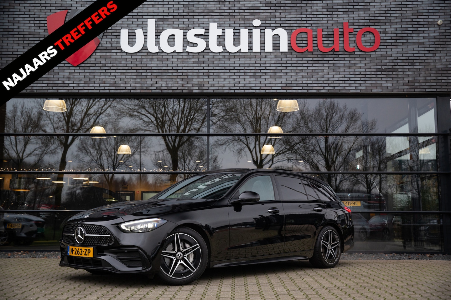 Mercedes-Benz C-klasse Estate - 200 Launch Edition AMG Line 200 Launch Edition AMG Line , Panoramadak, Burmester , 3D-Camera, Sfeerverlichting - AutoWereld.nl