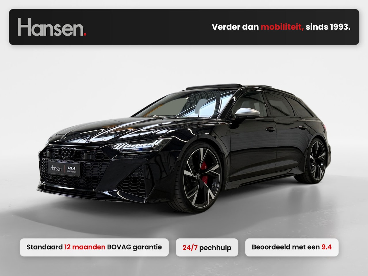 Audi RS6 - Avant 4.0 TFSI quattro I Dynamic+ I Pano I Keramisch I Valcona I B&O - AutoWereld.nl