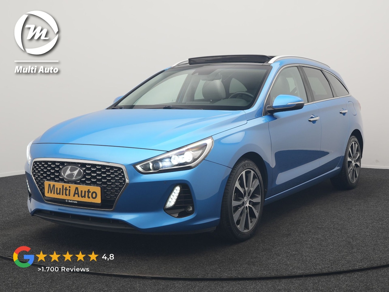 Hyundai i30 Wagon - 1.4 T-GDI Premium 141pk | Panodak | Adaptive Cruise | Camera | Lederen Sportstoelen Memory - AutoWereld.nl