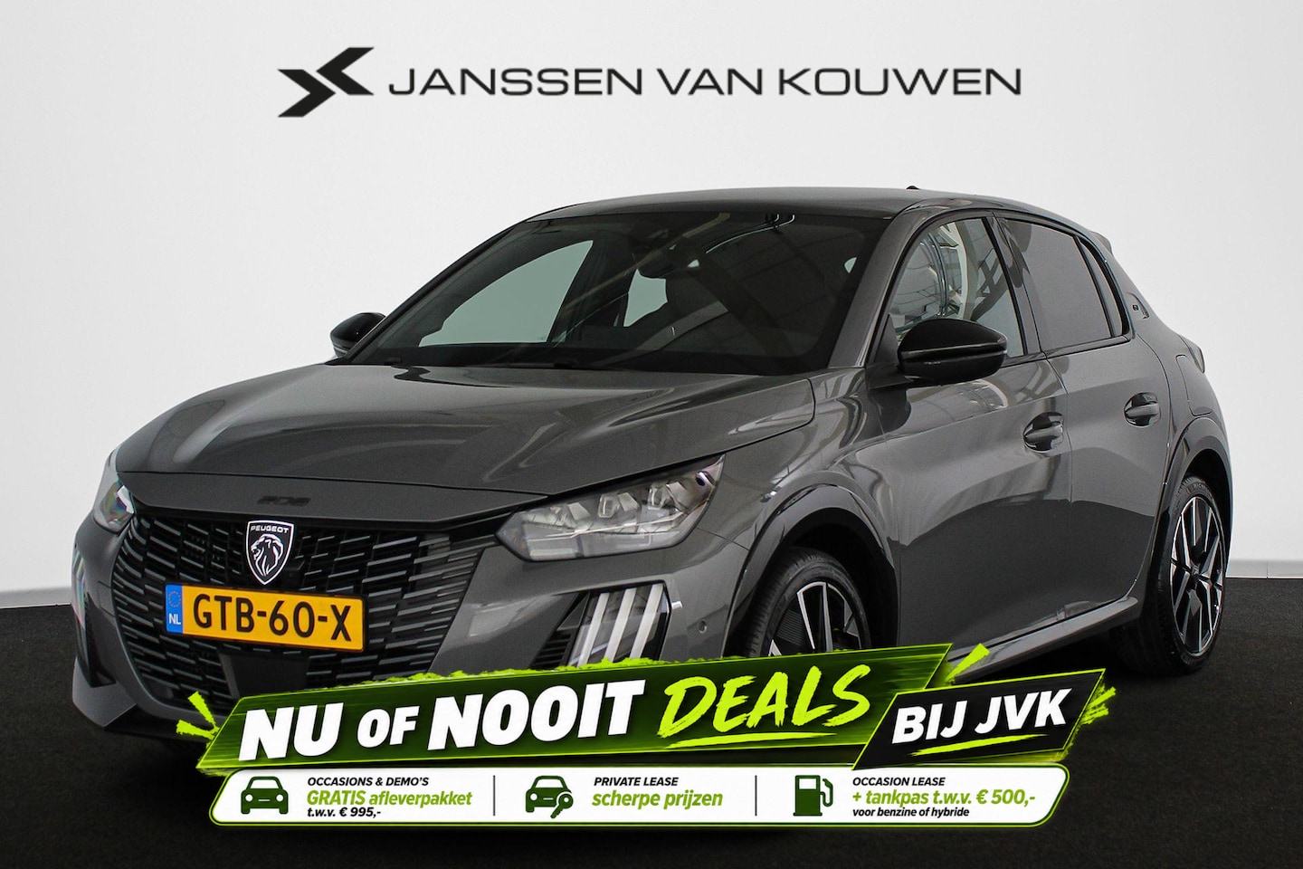 Peugeot 208 - 1.2 Hybrid 145 e-DCS6 GT Panoramadak Adaptieve Cruise Keyless LED - AutoWereld.nl