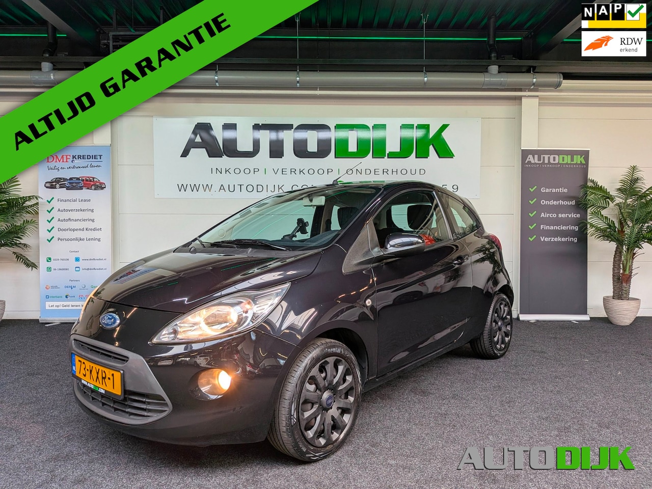 Ford Ka - 1.2 Titanium Black | Airco | Electrisch pakket - AutoWereld.nl
