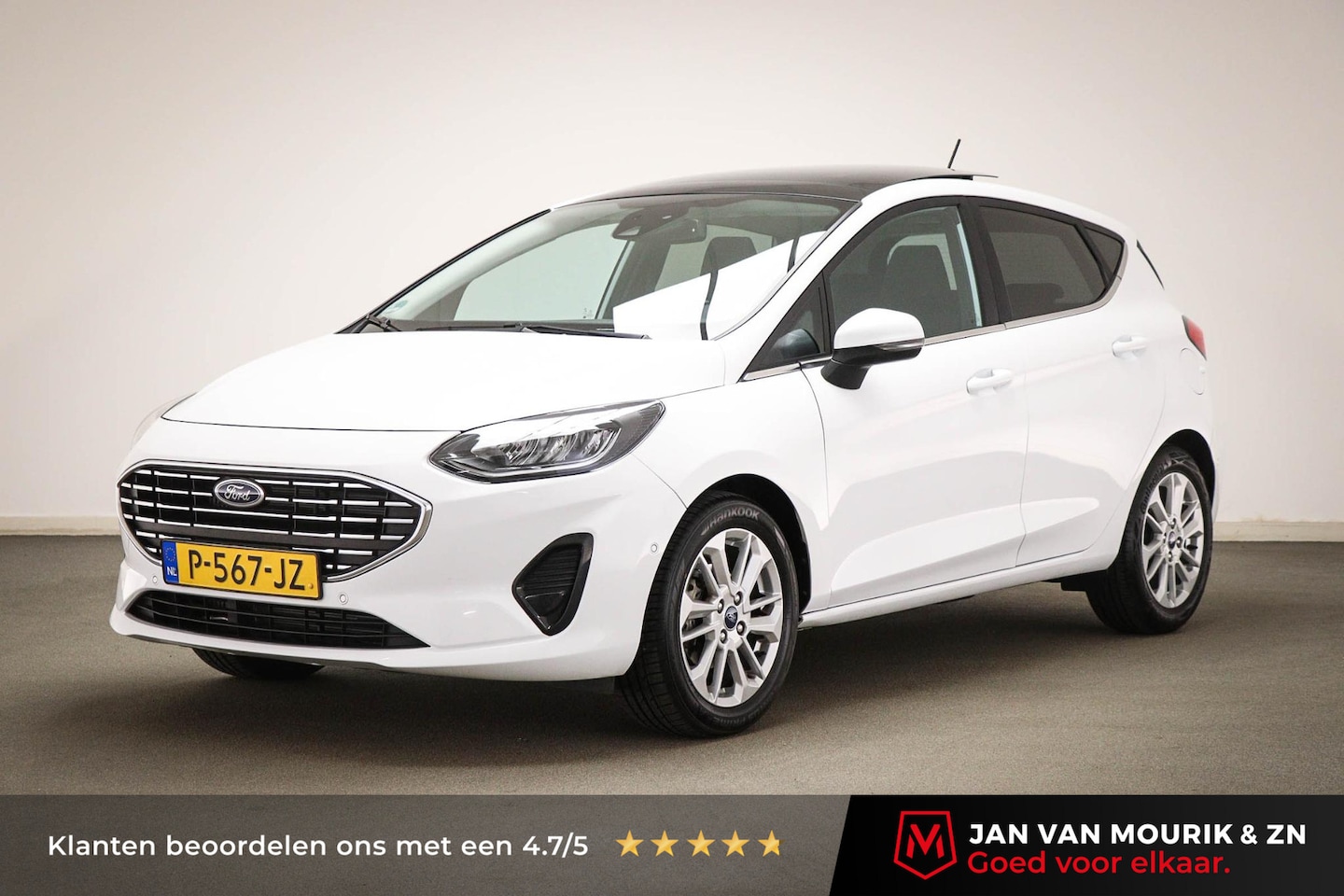 Ford Fiesta - 1.0 EcoBoost Titanium | COMFORT / SEAT / PARKING- PACK | PANORAMDAK | DAB | APPLE | CAMERA - AutoWereld.nl