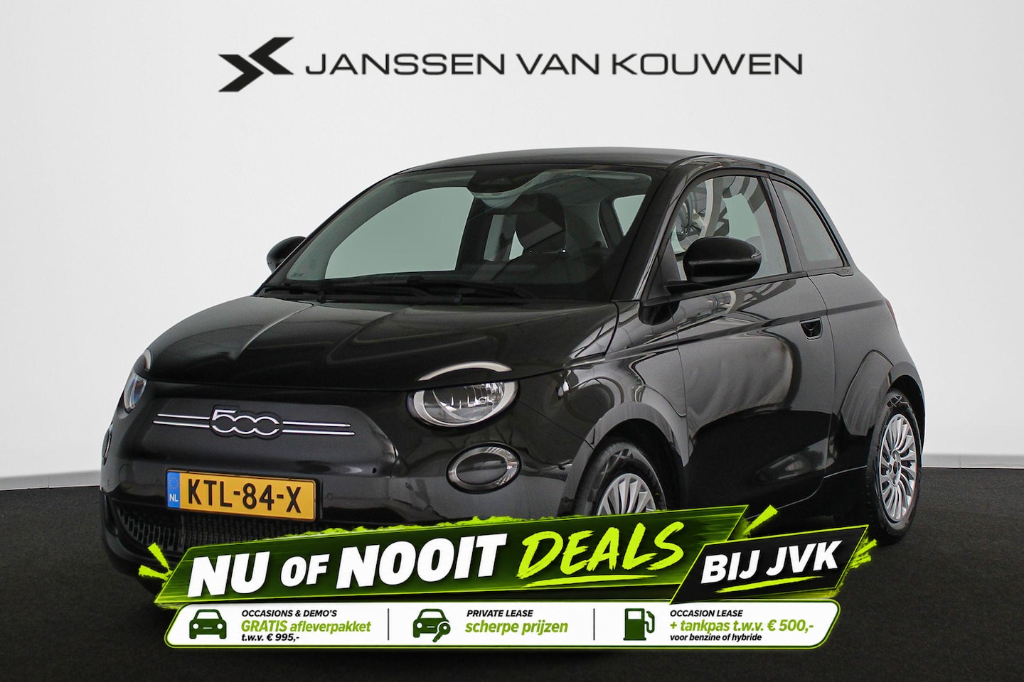Fiat 500 - 3+1 Icon 42 kWh Stoelverwarming Camera Apple CarPlay Dodehoek - AutoWereld.nl