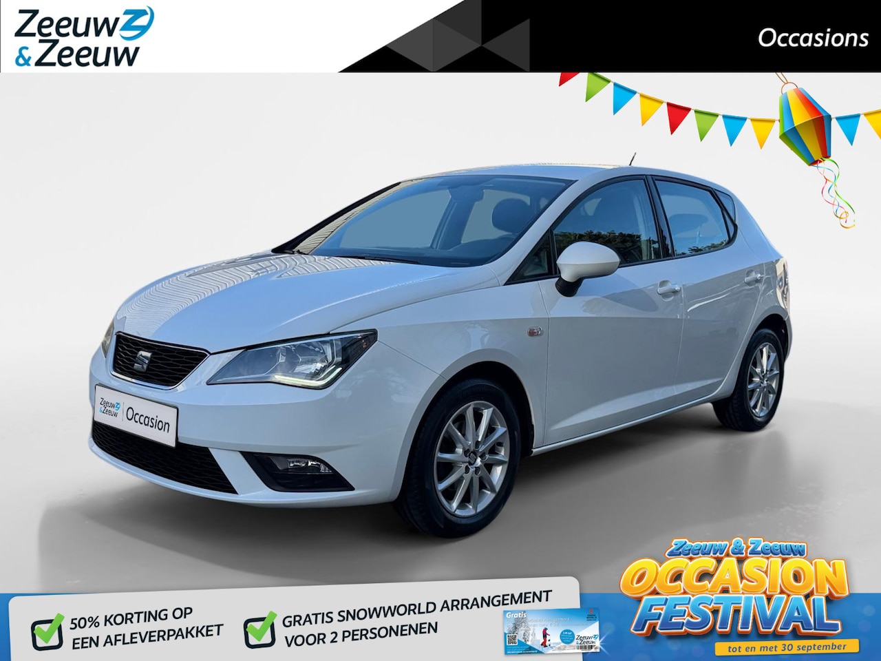 SEAT Ibiza - 1.0 EcoTSI Style Connect | LAGE KILPOMETERS | LM VELGEN | TELEFOON | AIRCO | NACVIGATIE | - AutoWereld.nl
