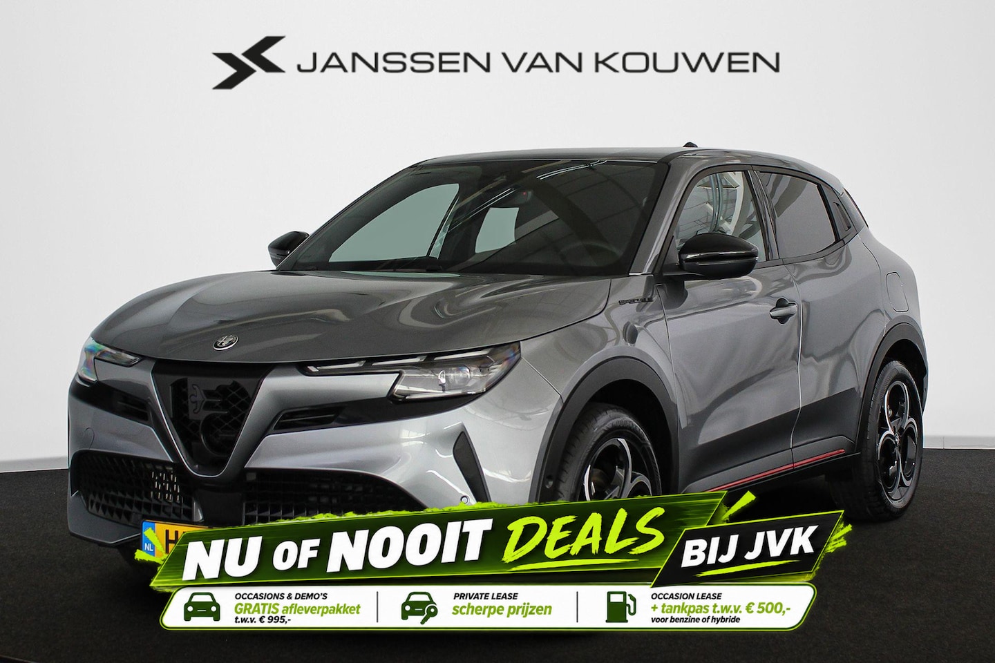 Alfa Romeo Junior - 1.2 Turbo Hybrid Ibrida Speciale Pack Techno Stoelverwarming Camera - AutoWereld.nl