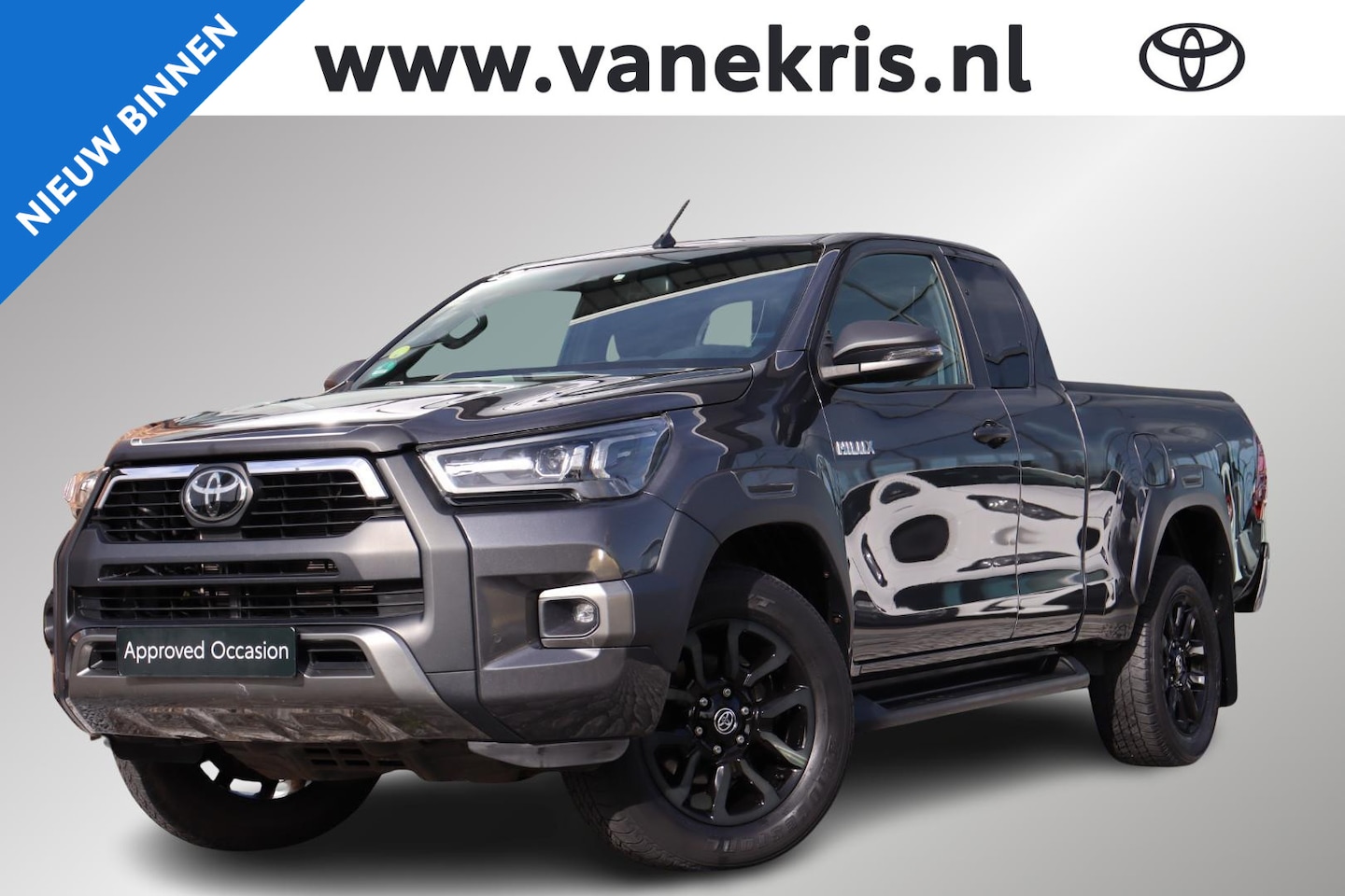 Toyota HiLux - 2.8 D-4D Xtra Cab Invincible 2.8 D-4D Xtra Cab Invincible, sperdifferentieel, Euro 6, Trekhaak, Treeplanken, Climate co - AutoWereld.nl