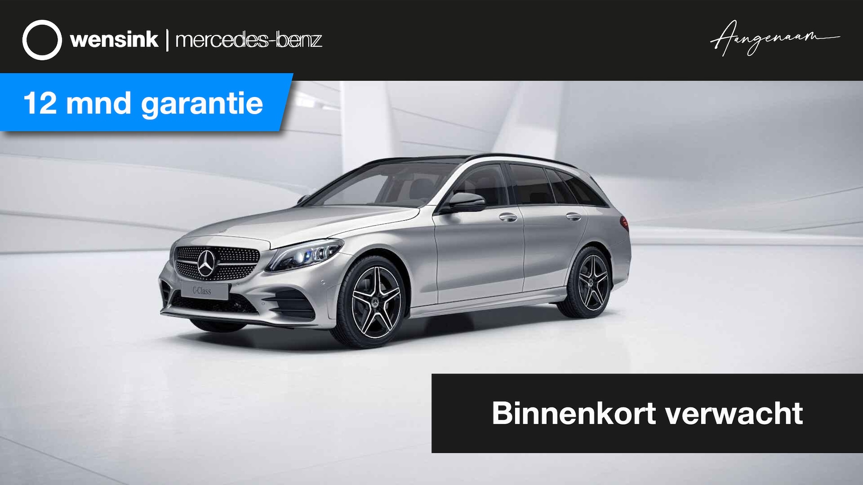 Mercedes-Benz C-klasse Estate - 180 Business Solution AMG | Panoramadak | Trekhaak | Night | 360 graden camera | Leder | - AutoWereld.nl