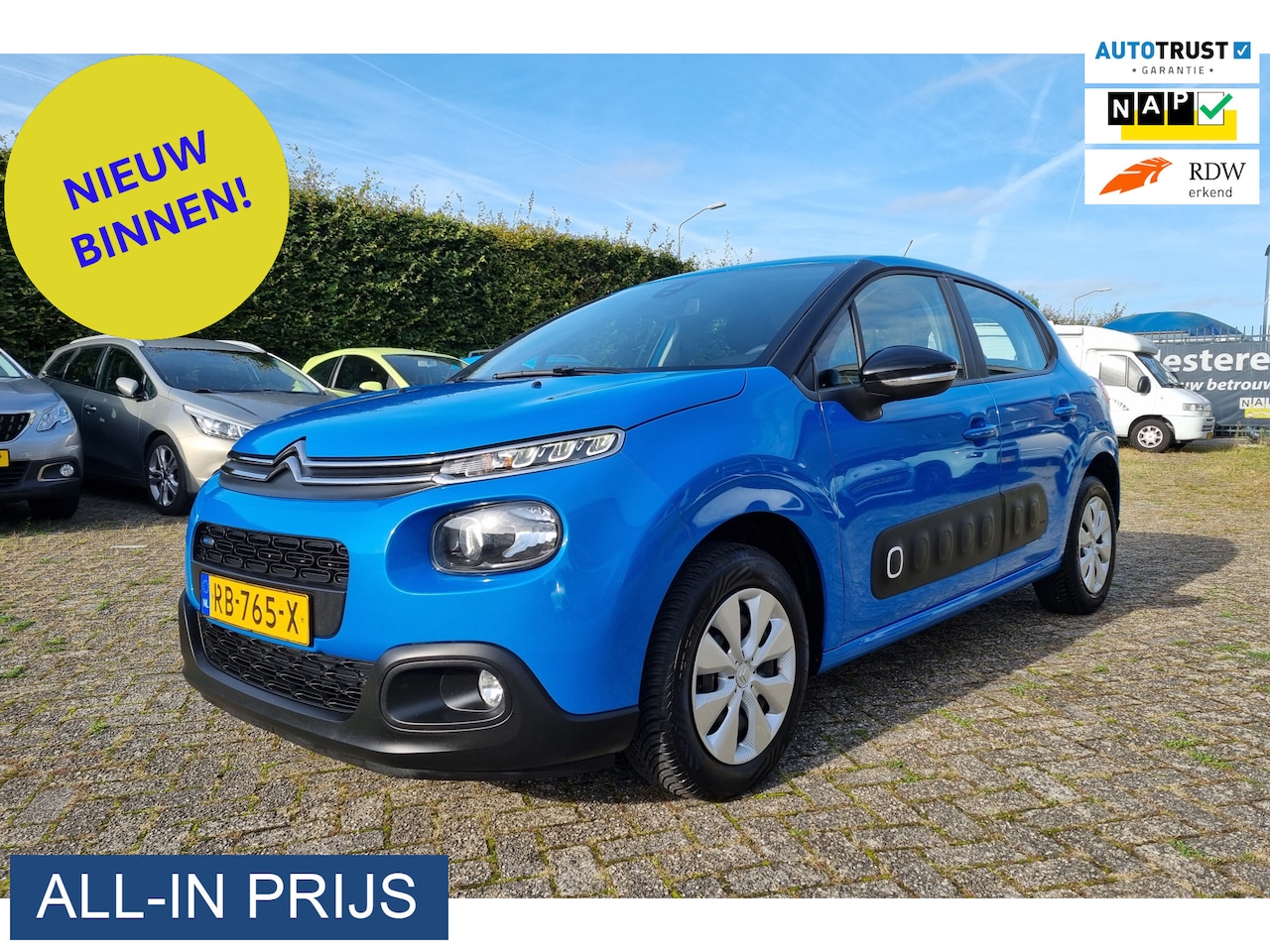Citroën C3 - 1.2 PureTech Feel 105g ✅CARPLAY ✅NETTE AUTO! - AutoWereld.nl