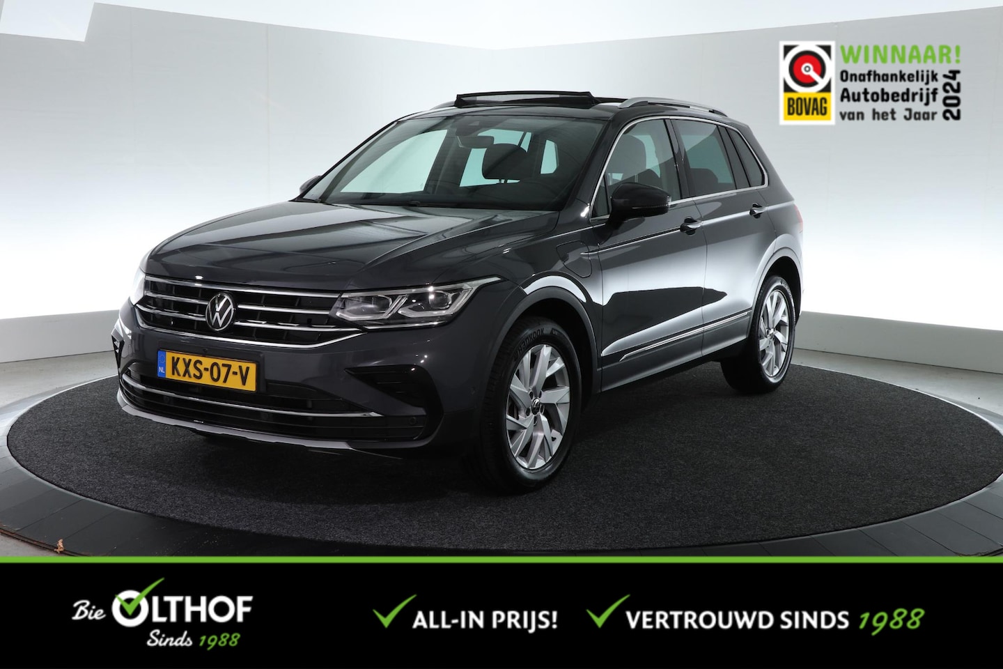 Volkswagen Tiguan - 1.4 TSI eHybrid Elegance | SCHUIF - KANTEL | LEDER | STOEL-STUURVERW. | CARPLAY | - AutoWereld.nl