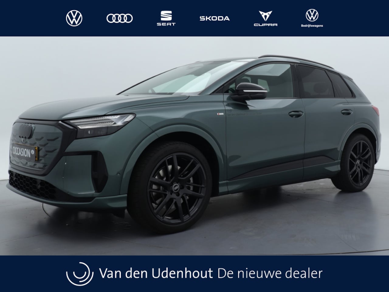 Audi Q4 e-tron - S Edition Quattro performance 82 kWh 340Pk / HUD / Sonos / Panodak - AutoWereld.nl