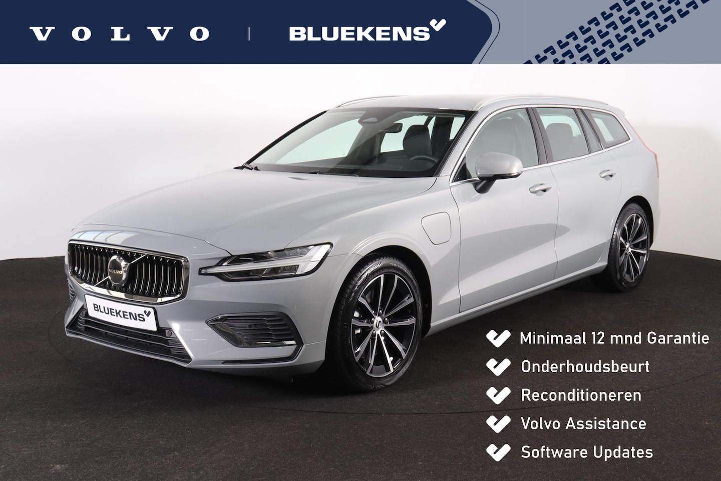 Volvo V60 - T6 Recharge AWD Essential Bright - IntelliSafe Assist & Surround - Parkeercamera achter - - AutoWereld.nl
