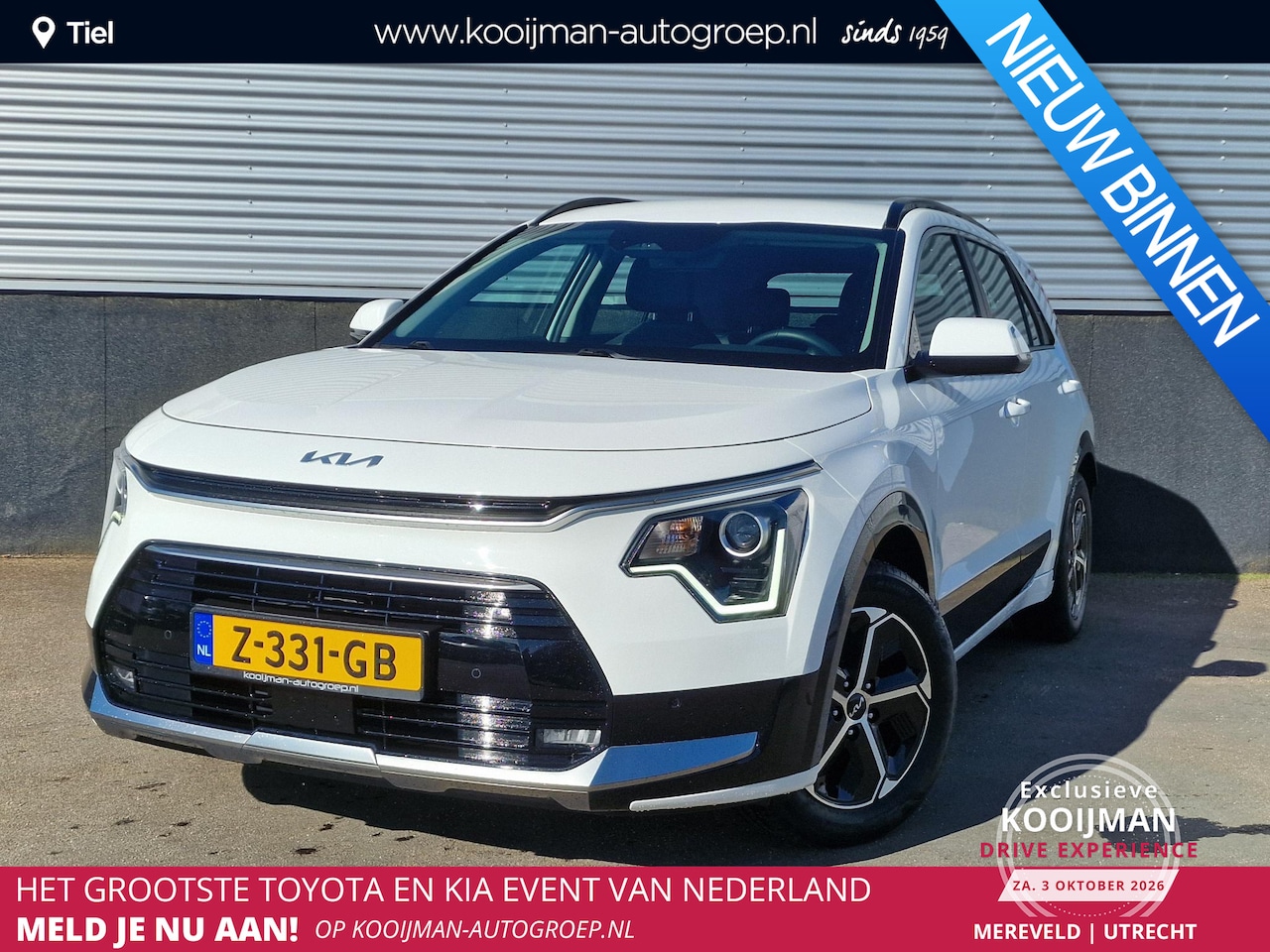 Kia Niro - 1.6 GDi Hybrid DynamicLine 1e eign. Nederlandse auto, Navigatie, Achteruitrijcamera, Parke - AutoWereld.nl