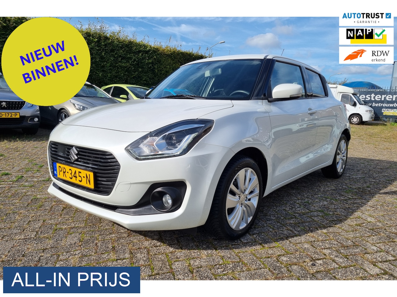 Suzuki Swift - 1.2 Stijl Smart Hybrid ✅NETTE AUTO! ✅METALLIC LAK - AutoWereld.nl