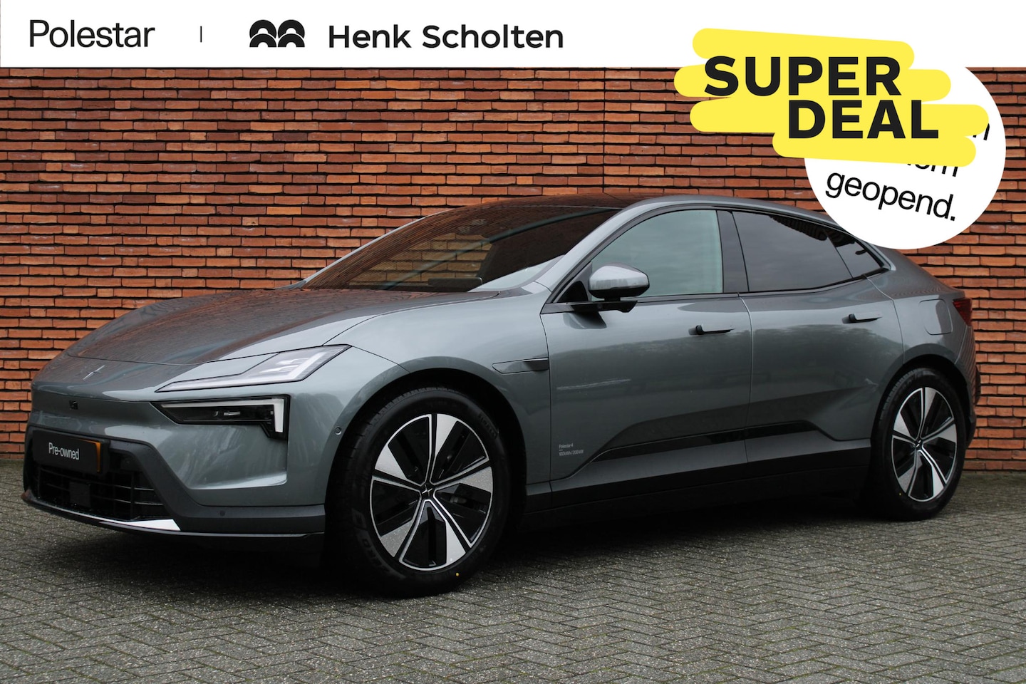 Polestar 4 - Long Range Single motor Prime 100 kWh Panoramisch dak, Pilot Assist, 360° 3D Camera, Harma - AutoWereld.nl