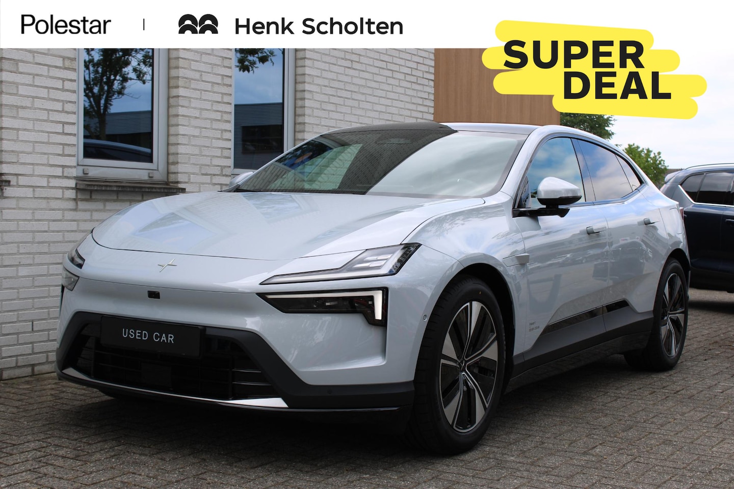 Polestar 4 - Long Range Single motor Prime 100 kWh Long Range Single Motor Prime 100 kWh, Panoramisch dak, Pilot Assist, 360° 3D Camera, Harm - AutoWereld.nl