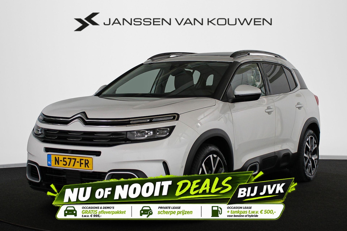 Citroën C5 Aircross - 1.2 PureTech Business Plus Automaat Pano Stoelverwarming Trekhaak - AutoWereld.nl