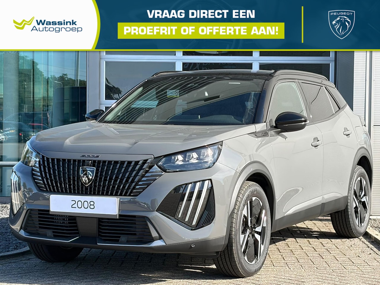 Peugeot 2008 - 1.2 Hybrid 145 GT VOORRAAD VOORDEEL | Navigatie | Camera | Vision pack | Adaptive cruise c - AutoWereld.nl