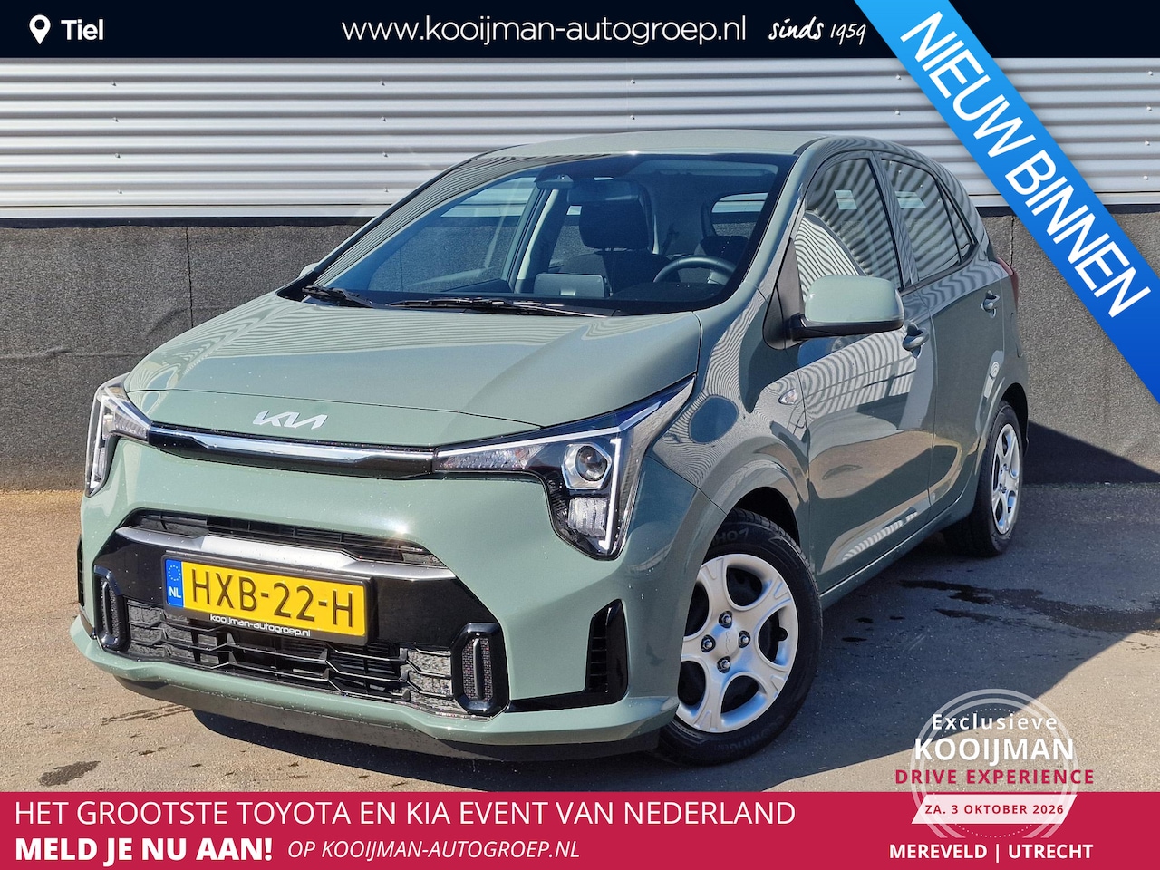 Kia Picanto - 1.0 DPI DynamicLine 5p. NL-auto, lage KM stand, parkeersensoren, navigatie, Apple CarPlay/ - AutoWereld.nl