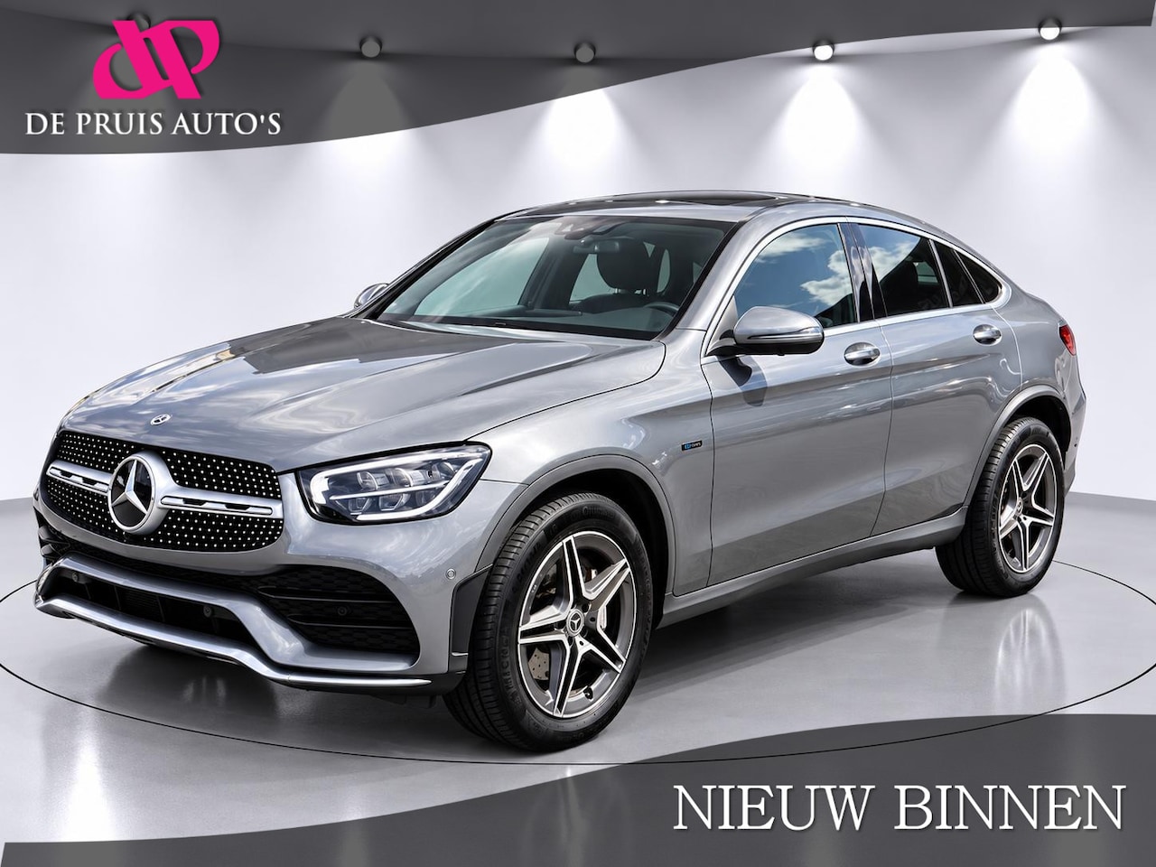 Mercedes-Benz GLC-klasse Coupé - 300e 4MATIC AMG 360°-CAMERA Pano Trekhaak Apple carplay Keyless entry - AutoWereld.nl